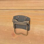 vidaXL Coffre de rangement avec coussin 80x40x40 cm MDF