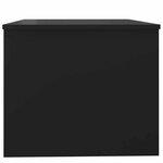 vidaXL Table basse noir 80x50x42 5 cm bois d'ingénierie