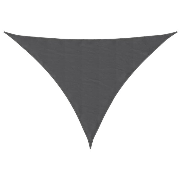 vidaXL Voile de parasol tissu oxford triangulaire anthracite