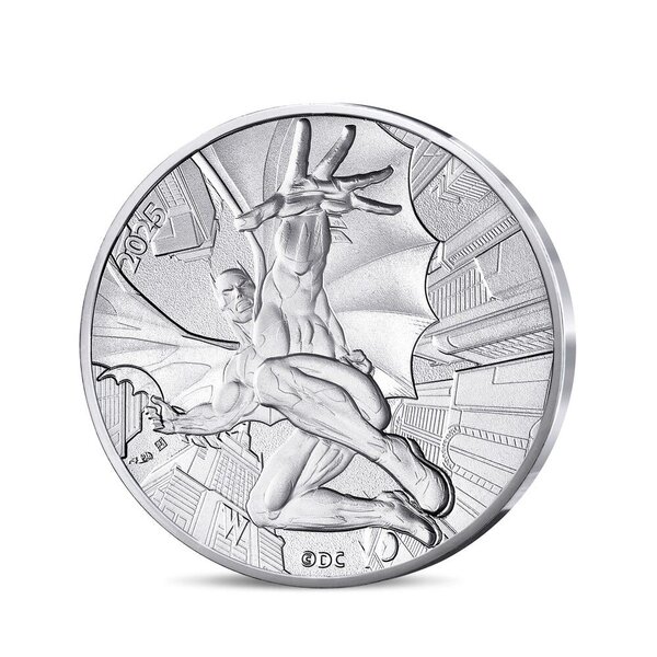 DC COMICS - Monnaie de 10€ Argent BATMAN  le Chevalier noir