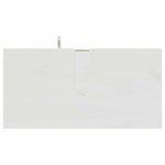vidaXL Ensemble de mobilier de salle de bain 4 Pièces Blanc antique