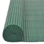 vidaXL Clôture de jardin double face 110x400 cm Vert