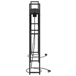 vidaXL Tête de lit de rangement Chêne noir 120 cm Bois d'ingénierie