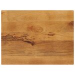 vidaXL Dessus de table 80x50x3 8 cm rectangulaire bois massif manguier
