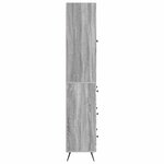 vidaXL Ensemble de Meubles 2 Pièces Sonoma gris 66 x 34 5 x 90 cm