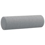 vidaXL Ensemble de canapés 3 Pièces coussins gris clair tissu