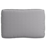 vidaXL Ensemble de coussins de palette 2 pièces en tissu Oxford gris