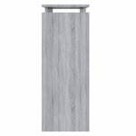 vidaXL Table console Sonoma gris 80x30x80 cm Bois d'ingénierie