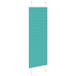 vidaXL Store plissé vert pétrole 50x100 cm largeur du tissu 49 4 cm