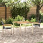vidaXL Ensemble de salle à manger pour jardin 3 Pièces