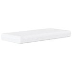 vidaXL Matelas en mousse pour enfants blanc 80x160 cm dureté H2 H3