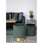 House Nordic Table latérale Avery Chêne et noir