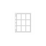 Feuilles plastique Encap à 9 cases pour des slabs US.