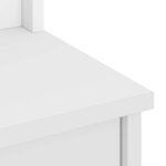vidaXL Portemanteau SANDNES blanc 45x40x159 5 cm bois massif pin