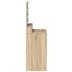 vidaXL Coiffeuse Chêne sonoma 50 x 41 x 135 cm Bois d'ingénierie