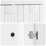 vidaXL Armoire sous évier de salle de bain Blanc 78 5 x 37 5 x 81 cm