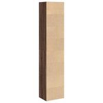 vidaXL Bibliothèque chêne marron 40x30x189 cm bois d'ingénierie