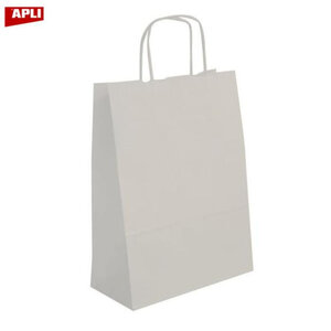 Paq 50 Sacs 25X11X31 Kraft Blanc