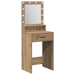 vidaXL Coiffeuse chêne artisanal 50 x 41 x 135 cm Bois d'ingénierie