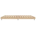 vidaXL Cadre de lit sans matelas chêne sonoma 120x200 cm