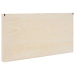 vidaXL Boîte d'Exposition en Bois Other Marron 100 x 8 5 x 54 cm