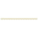 vidaXL Tissu de remplacement de cantonnière d’auvent rayure crème 3 5m