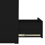 vidaXL Classeur Noir 46x62x72 5 cm Acier