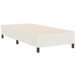 vidaXL Cadre de lit plateforme Crème 100 x 200 cm