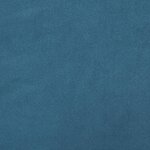 vidaXL Cadre de lit bleu 180x200 cm velours