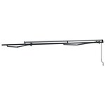 vidaXL Cadre de auvent Anthracite 3 x 2 5 m Métal