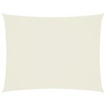 vidaXL Voile de parasol tissu oxford rectangulaire 3x4 5 m crème