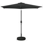 vidaXL Parasol de jardin avec lumières LED et base 270 x 270 cm