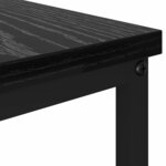 vidaXL Table basse Chêne noir 100 x 51 x 45 cm Bois d'ingénierie