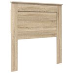 vidaXL Tête de lit Chêne Sonoma 75 cm Bois d'ingénierie