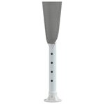 vidaXL Tente de fête 200 x 200 x 240 cm Gris clair PE et acier