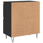 vidaXL Buffets 3 Pièces Chêne noir