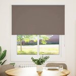 vidaXL Store enrouleur occultant café 140x150cm largeur du tissu