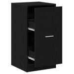 vidaXL Armoire de pharmacie Chêne noir 40x41x77 5 cm Bois d'ingénierie