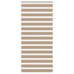 vidaXL Store zèbre marron sable largeur du tissu 95 9 cm polyester