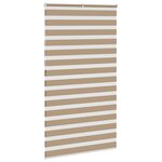 vidaXL Store zèbre marron sable largeur du tissu 120 9 cm polyester