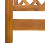 vidaXL Banc balançoire de jardin Naturel 110 x 56 x 58 cm