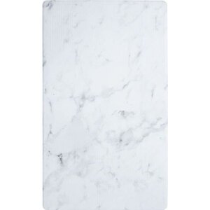 Tapis de cuisine Marble - 45 x 75 cm - Blanc