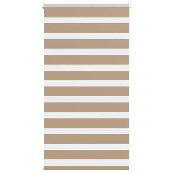 vidaXL Store zèbre marron sable largeur du tissu 65 9 cm polyester