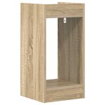 vidaXL Support de Plante 2 pièces Chêne Sonoma 30 x 30 x 60 cm