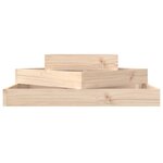 vidaXL Jardinière 83x83x27 cm Bois massif de pin