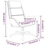 vidaXL Chaise de relaxation Gris clair Velours