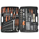 Sthor kit d'outils métalliques 122 pièces