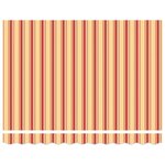 vidaXL Auvent Rétractable Rayé Jaune et Orange 300 x 250 cm