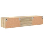 vidaXL Meuble TV Chêne sonoma 150 x 39 x 30 cm Bois d'ingénierie