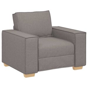 vidaXL Canapé-chaise Taupe 100x78x84 cm Tissu